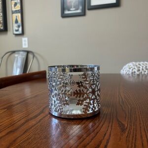 SLATKIN & CO. | Silver Snowflake Candle Holder
